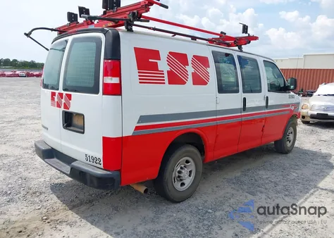 2019 Chevrolet Express 2500 Work Van из США, поврежденный, VIN 1GCWGAFG7K1311258